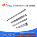 Recycled extruder screw barrel for HDPE/LDPE